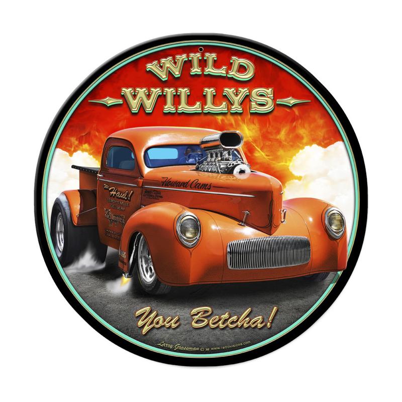 Wild Willys Vintage Sign