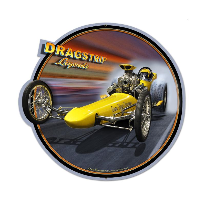 Dragster Legends Vintage Sign