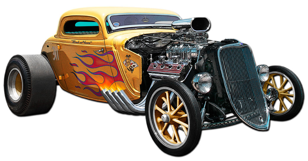 1933 BLOWN COUPE Vintage Sign