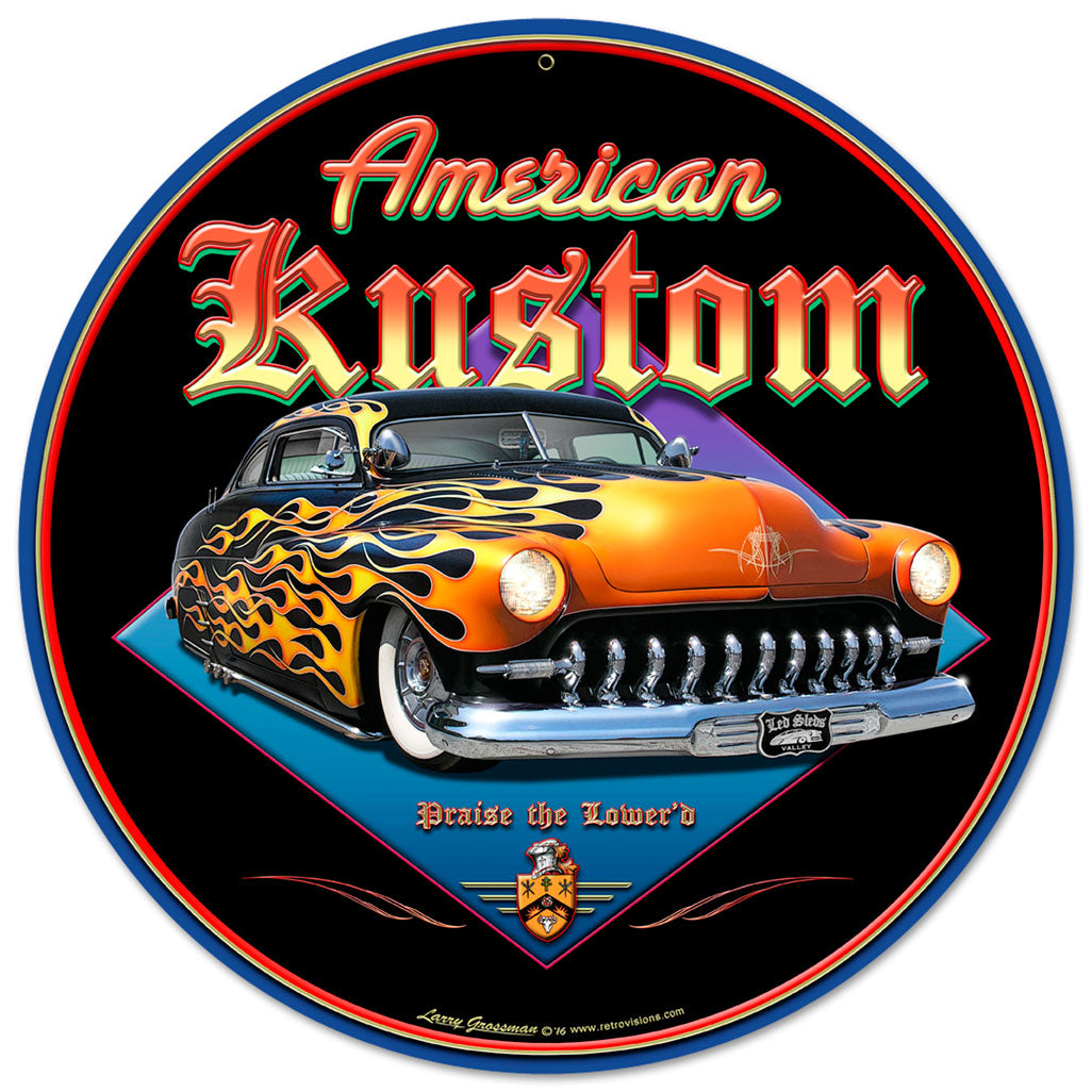 AMERICAN KUSTOM Vintage Sign