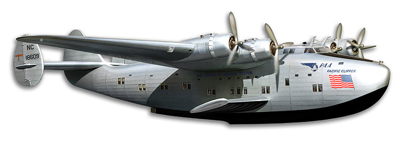 Clipper Airplane Vintage Sign