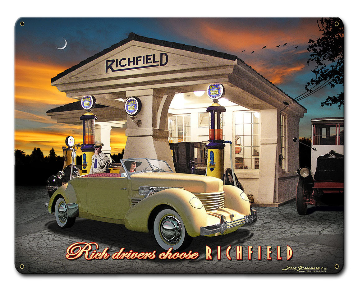 RICHFIELD CORD Vintage Sign