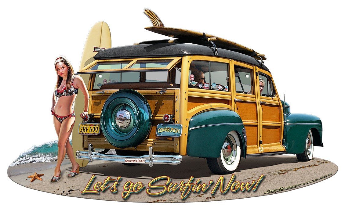 1946 Woodie Vintage Sign