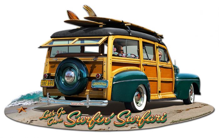 1947 WOODIE Vintage Sign