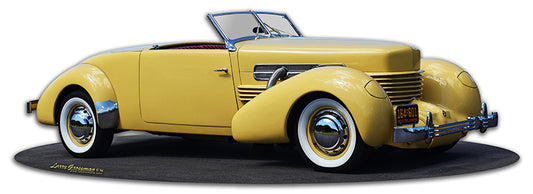 1937 CORD 812  Vintage Sign