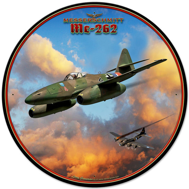 Me-262 Jet Vintage Sign