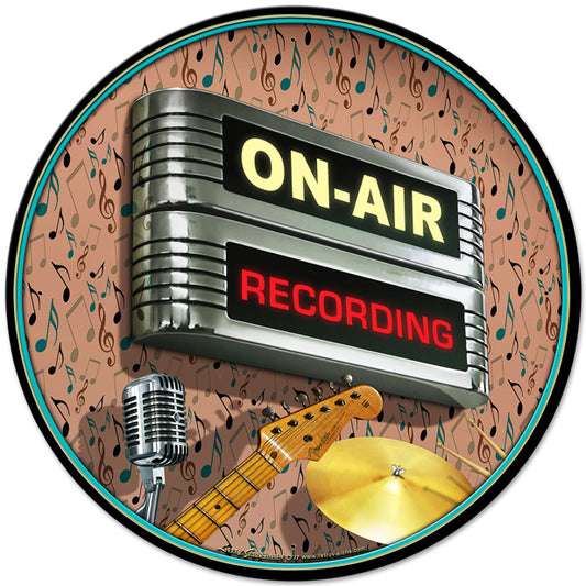 ON AIR Recording Vintage Sign