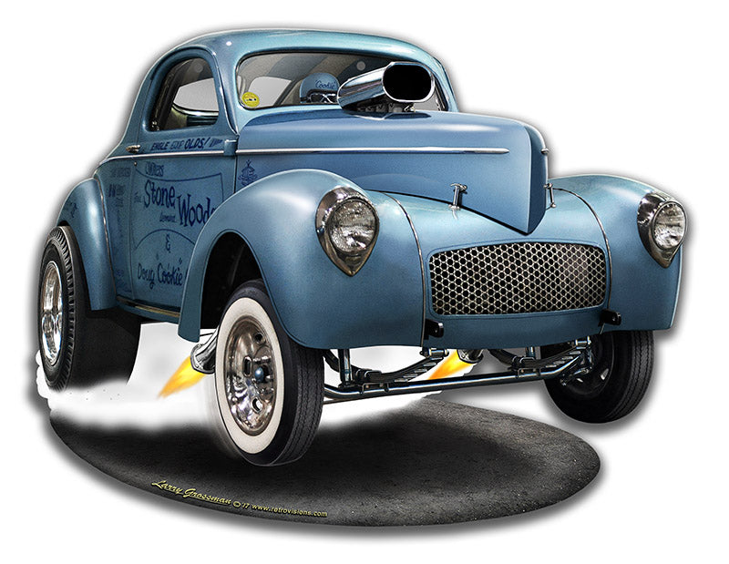 1941 S.W.C. Willys Gasser Cut-out