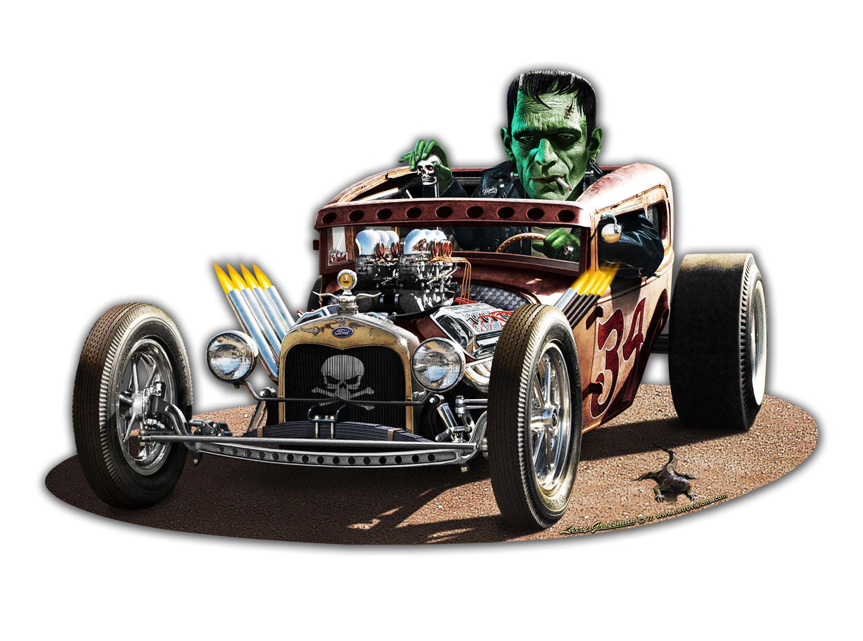 Frankie's Rat Rod Vintage Sign