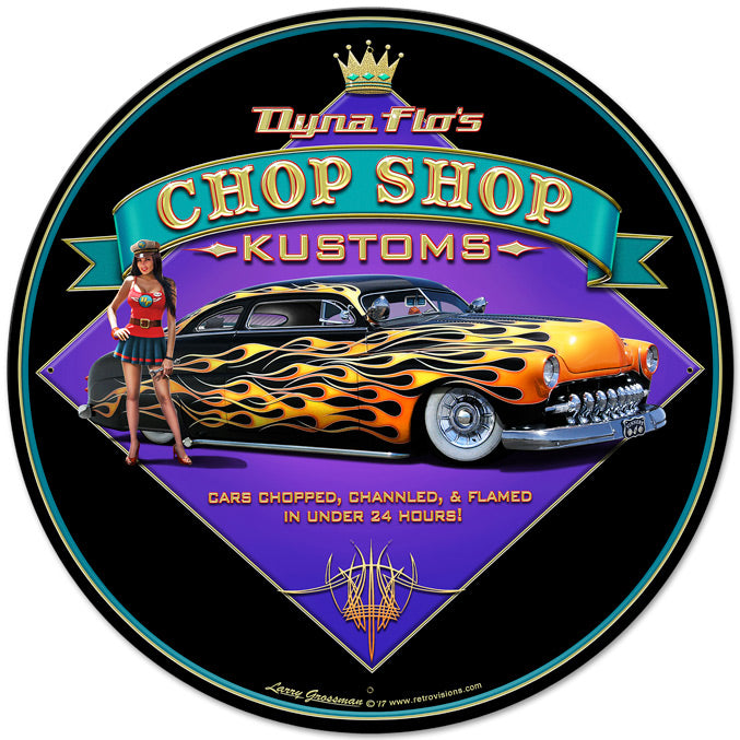Dyna Flo's Kustom Vintage Sign