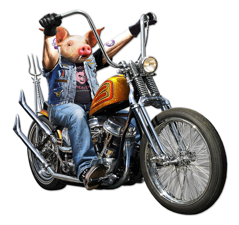 Goin' Hog Wild Vintage Sign