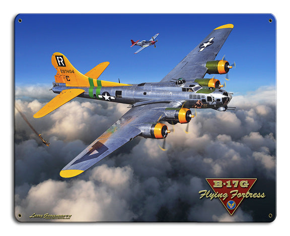 B-17G Flying Fortress  Vintage SignDISCONTINUED -