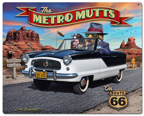 Metro Mutts Vintage Sign