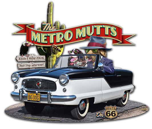 Metro Mutts Vintage Sign