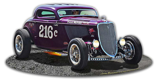 1933 Speed Coupe Vintage Sign
