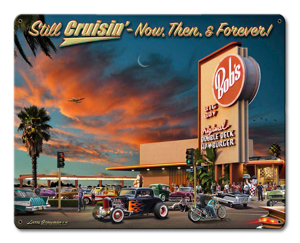 1966 Cruisin Bobs Vintage Sign