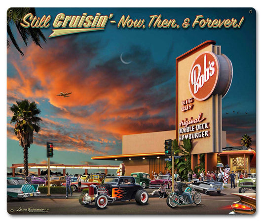 1966 Cruisin Bobs Vintage Sign