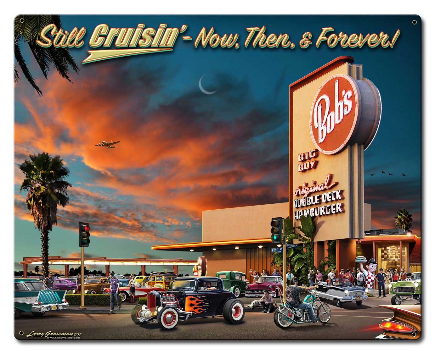 1966 Cruisin Bobs Vintage Sign