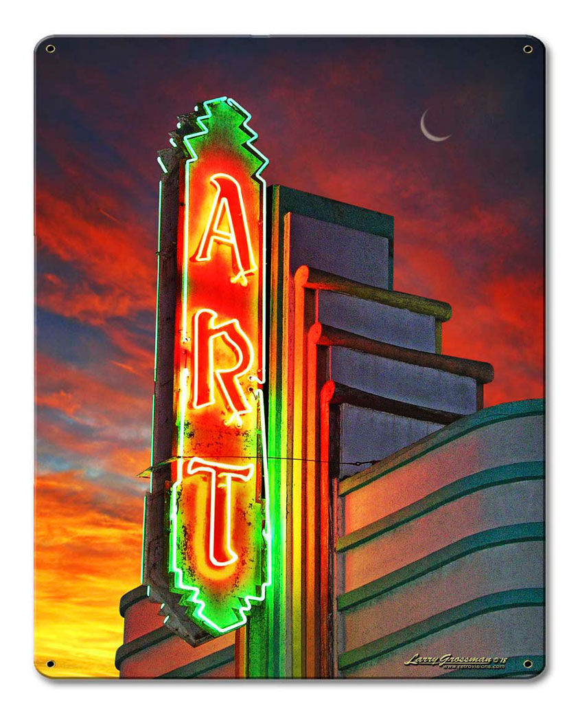 Art Sign Vintage Sign