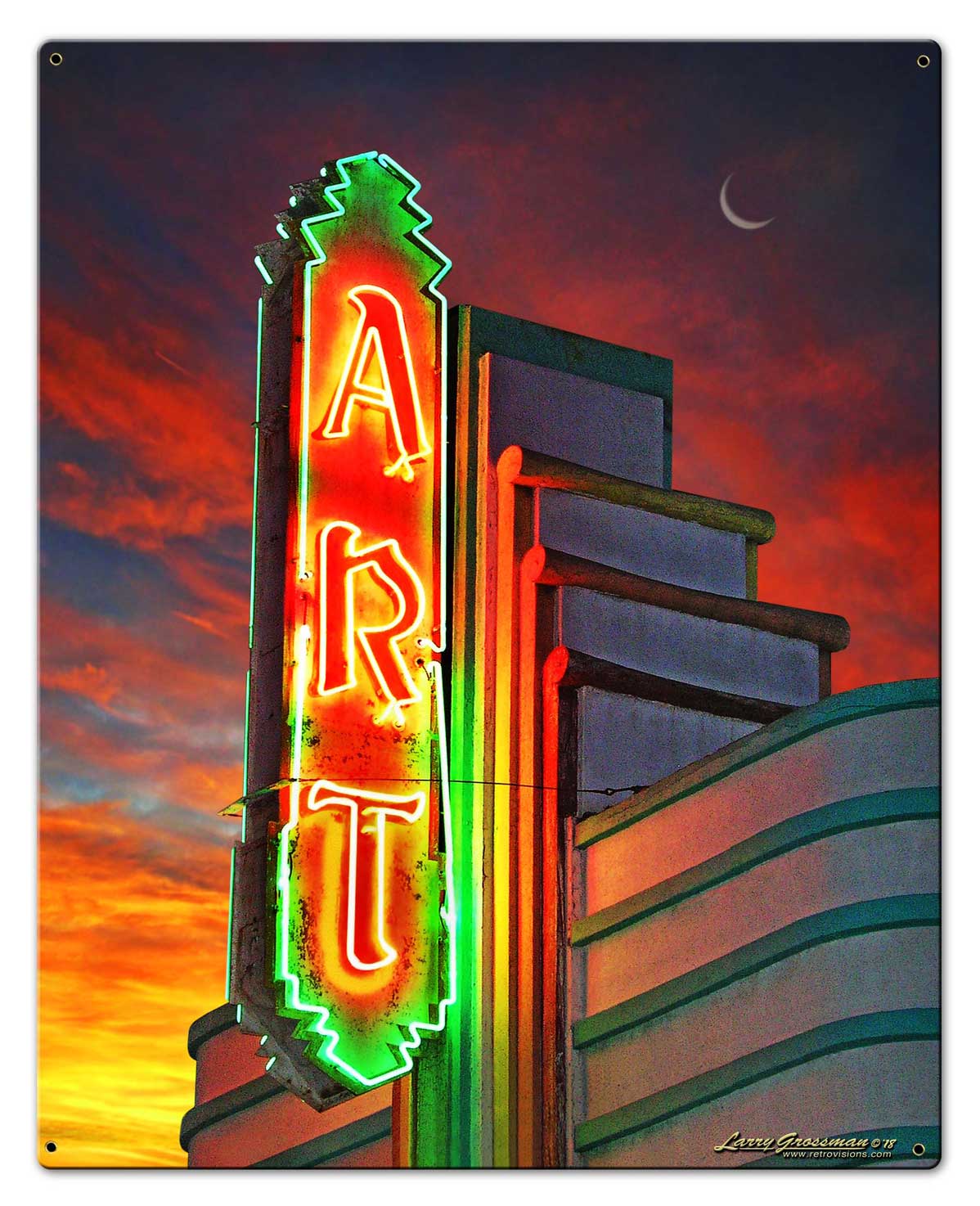 Art Sign Vintage Sign