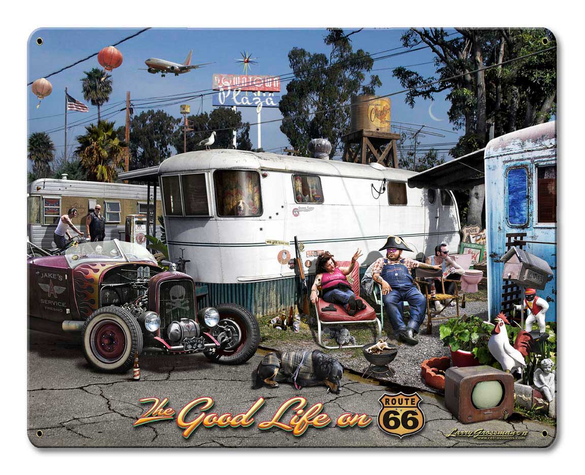 The Good Life Vintage Sign