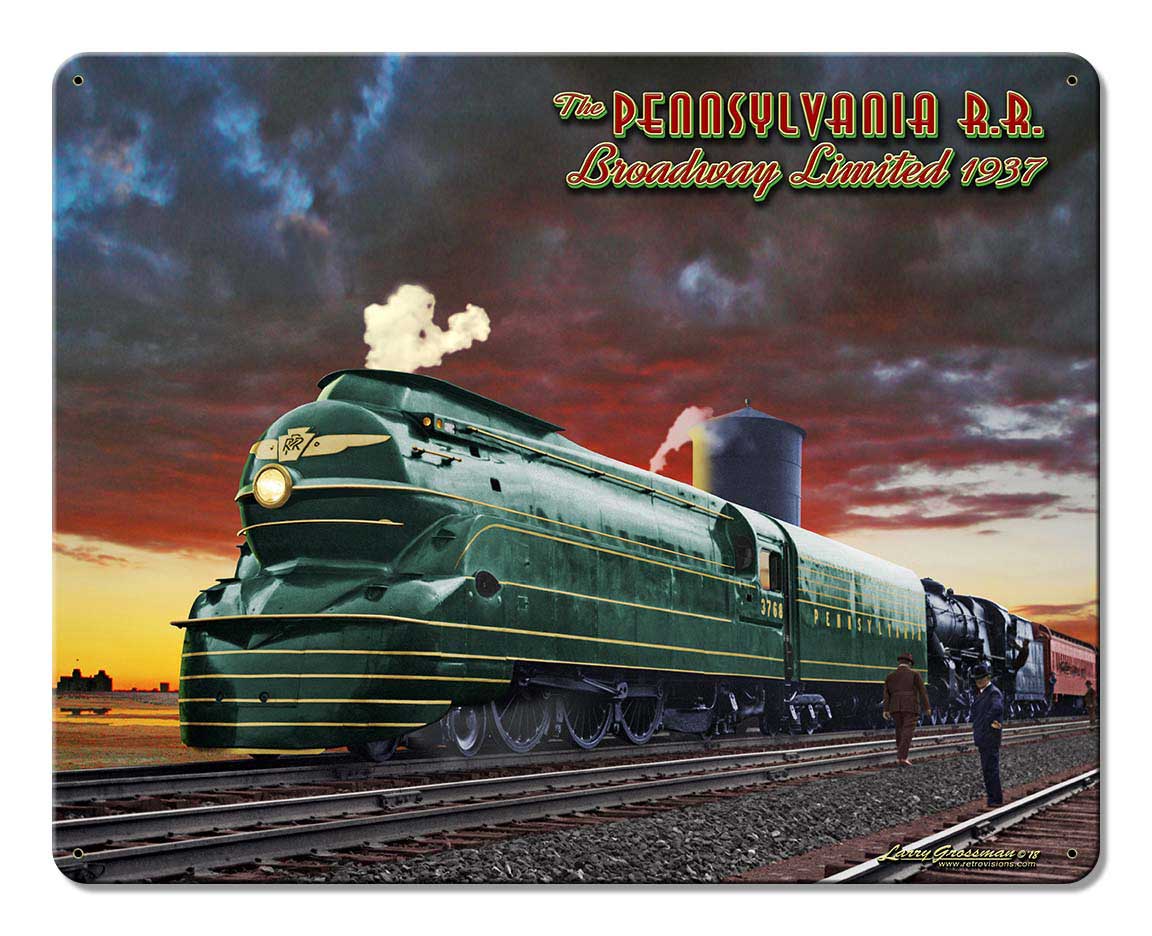 Pennsylvania Railroad Vintage Sign