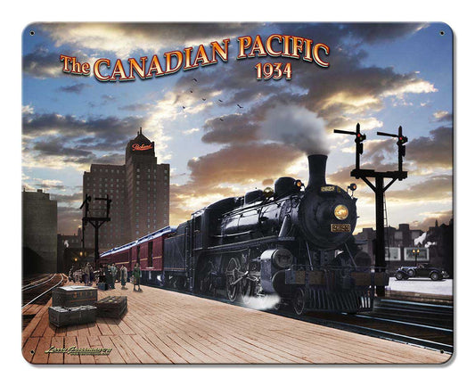 Canadian Pacific Train Vintage Sign
