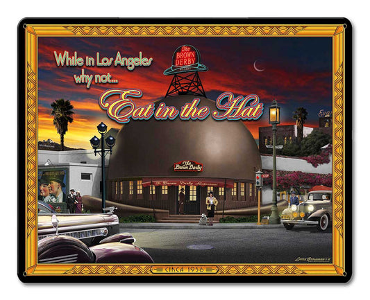 Brown Derby Vintage Sign