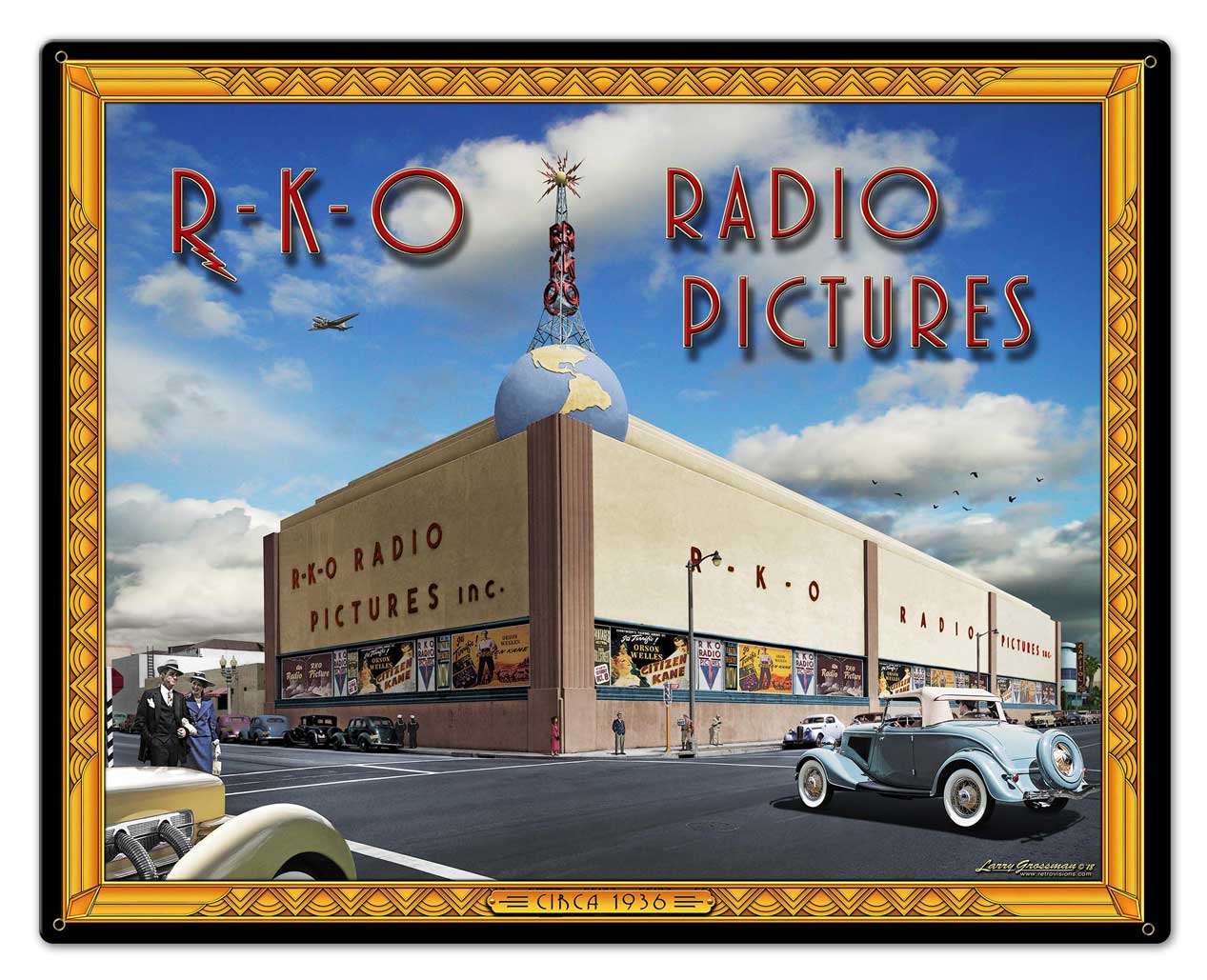 RKO Studios Vintage Sign