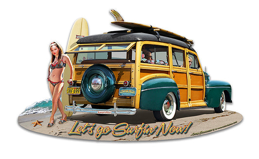 1946 WOODIE Vintage Sign