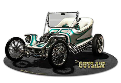 1959 THE OUTLAW Vintage Sign