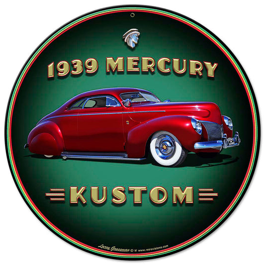 1939 Merc Kustom Vintage Sign
