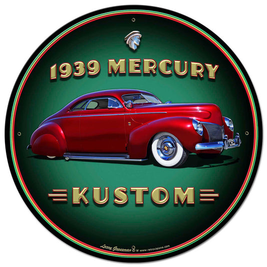 1939 Merc Kustom Vintage Sign