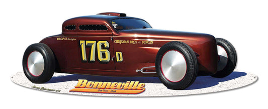 Bonneville Speed Coupe Cut-out Vintage Sign