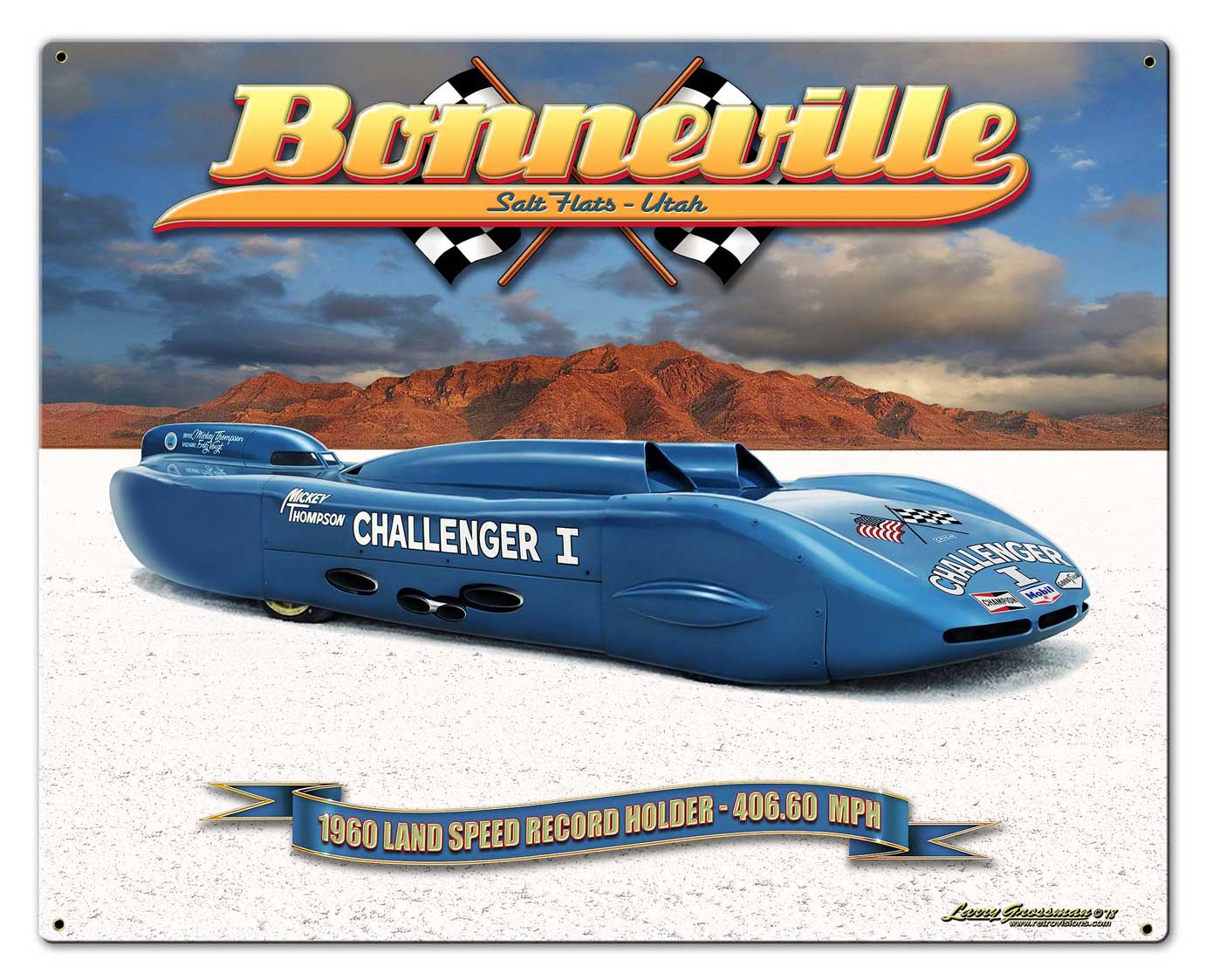 1960 Challenger 1 Vintage Sign