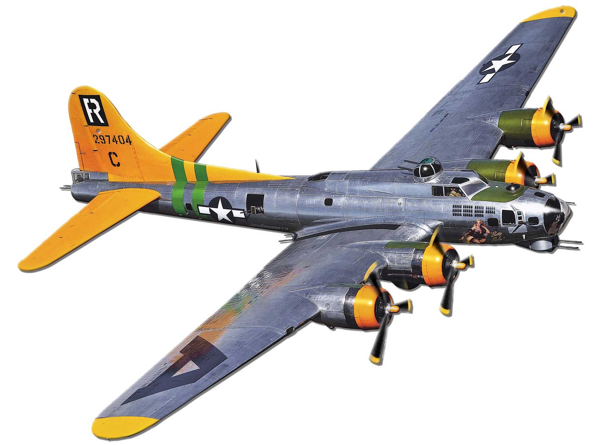 B-17G Flying Fortress Vintage SignDISCONTINUED -