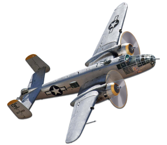 B-25 Mitchell Bomber Vintage Sign
