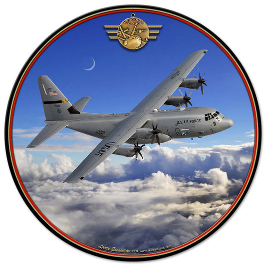 C-130 Hercules Vintage Sign