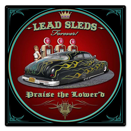 Led Sled Forever Vintage Sign