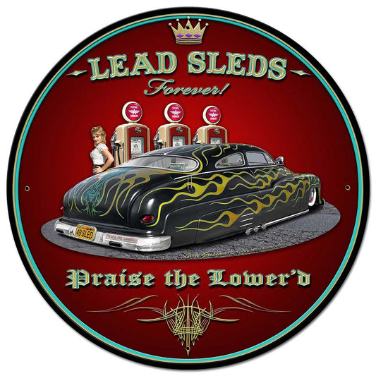 Led Sled Forever Vintage Sign