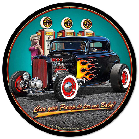 1932 Deuce Coupe Vintage Sign
