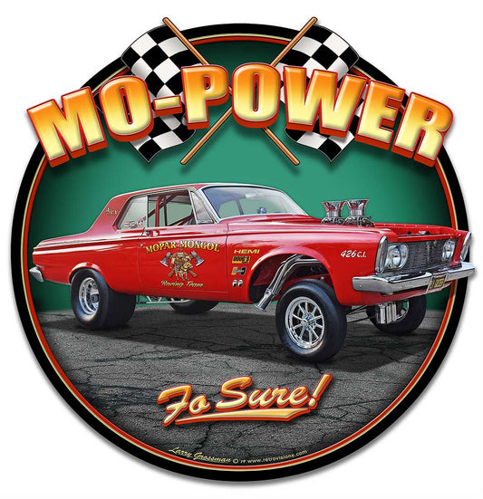 1963 Plymouth Gasser Vintage Sign