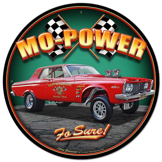 1963 Plymouth Gasser Vintage Sign