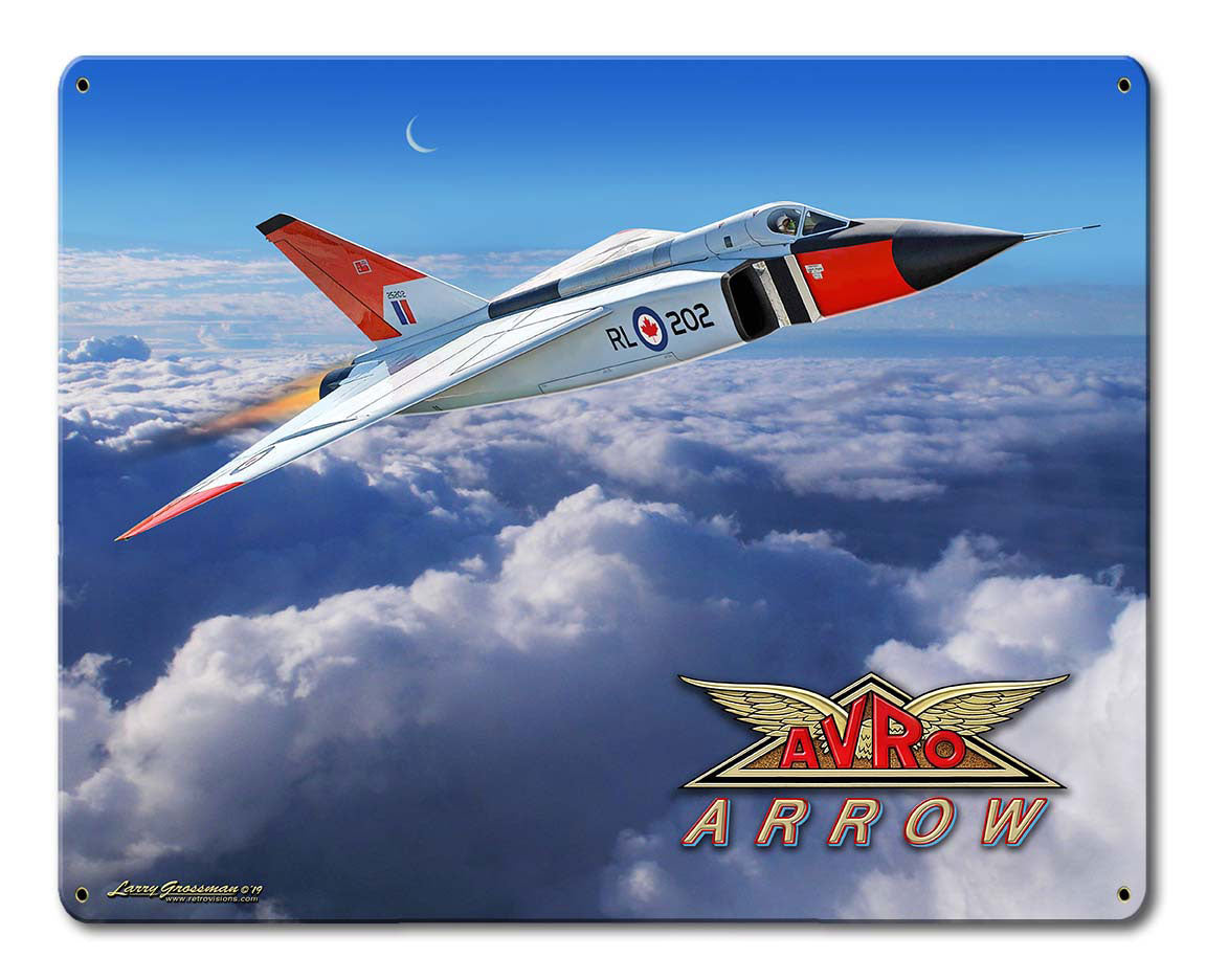 Avro Arrow Vintage Sign