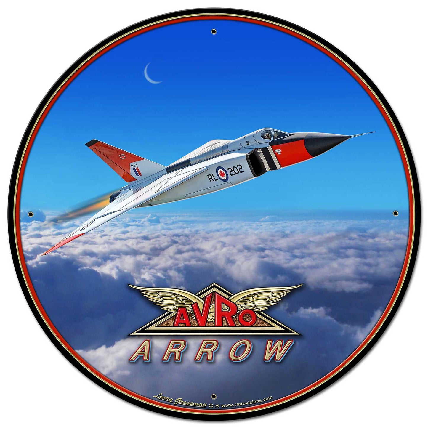 Avro Arrow Vintage Sign