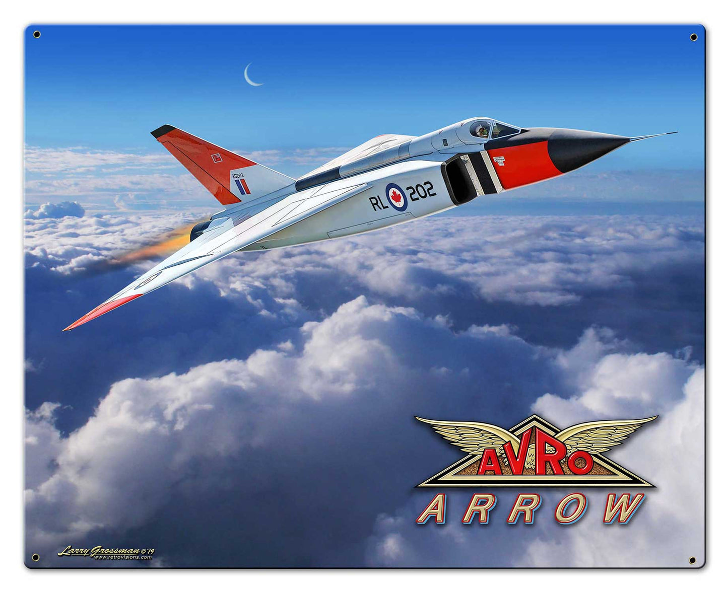 Avro Arrow Vintage Sign