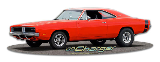 1969 Dodge Charger Vintage Sign