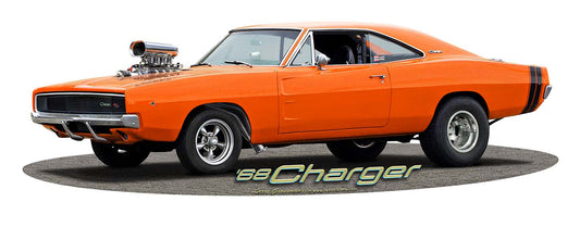 1968 Blown Charger Vintage Sign