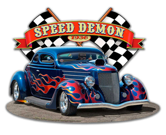 1936 Blown Coupe Vintage Sign