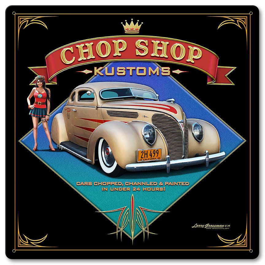 1938 Ford Kustom Vintage Sign